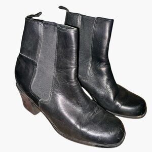 Vintage Westies Slip On Boots size 9M Black